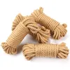 Nxy Bondage Sm Sex Slave Rope Coarse Cotton Restraint Erotic Role-playing Toy Soft Couple Adult Toys Game Product 220421