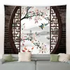 Tapestry Chinese stijl retro landschap tapijt Tapestry moderne achtergrondmuur ophangen