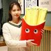 CM Five Fries A Red Red Bag Snack Food Plush Pillow Home Decorating Party Prop Prop