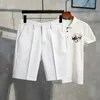 Мужчины летние шорты корейская модная бизнес повседневные чино офисные брюки прохладная дышащая одежда твердый цвет 220520