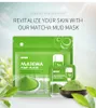 LAIKOU Matcha Green Clay Mud Face Mask Natt Ansiktsvård Dark Circle Fuktgivande ansiktsmasker