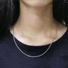 Thaise klassieke retro weven voor vrouwen S925 sterling lange ketting kettingen echte zilveren kruis ketting-juwelen