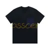 Mens Fashion Trend T Shirts Designer Mens Plaid Print Tees with Pocket Womens High Quality Black White Tops Size XS-L