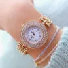 Armbanduhren Luxus Diamant Uhr Frauen Mode Exquisite Uhren Top Marke Edelstahl Damen Quarz Handgelenk