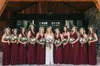 New Bridesmaid Dresses Variable Wearing Ways Top Quality A-line Sleeveless Wine Red Dusty Blue Navy Maid of Honor Gowns wedding Guest wears cps2000