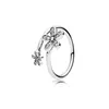 Nova chegada Crystal S925 Sterling Silver Lover Ring Jeia