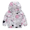 Bébé Crème Solaire Vestes Outwear Dinosaure Papillon Amour Coeur Motif Respirant Manteau Pour Garçons Et Filles Enfants À Capuche Climatisation Chemise Vêtements 12ans E3