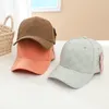 Berretto da baseball per bambini alla moda Berretti per bambini con lettere ricamate con fibbia regolabile Cappellino per bambini con visiera a tesa morbida