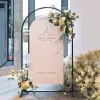 Décoration de fête 3pcSet Advertising Stand Billboard Frame de mariage Backdrop Arch Background anniversaire anniversaire DÉCOR COMPORTE Iron7850545