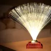 Multicolor LED Волоконно-оптическая лампа Крытый Освещение Украшения Центральный Шрайк Свадебный фонарь Ночной Свет Новый