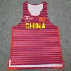 Tobs de débarquement masculin 2022 Ouganda Stripes Man Running Running Net Breathable Gest Speed ​​Professional Athlete Chield Singlet Persomalisable Logo