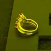 Cluster Rings Gem's Ballet Natural Citrine Smoky Quartz Gemstone Ring 925 Sterling Silver Geometric for Women Engagement Fine Jewelryclu