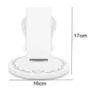 10W QI Wireless Charger Stand med LED Night Light Angel Wing Fast Wireless Charging Holder för Apple iPhone 13 12 Samsung3752954