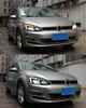 المصابيح الأمامية جميعها LED لـ VW Golf 7 LED LED Headlight 2013-17 MK7 TEURN Signal Angel Eye Lens Leatsmo Time Lights High Beam