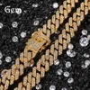 Modetrend Miami Cuban Link Chain Bracelet Hip Hop 18K Gold Silver ketting voor rap -sieraden voor heren259x
