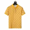 Mode Polo's T-shirt Mannen Casual T-shirt Geborduurd Heren Katoen Polo Shirt High Street Collar Polos Shirts