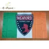 Irlanda Wexford FC Bandeira 3 * 5 pés (90 cm * 150 cm) Bandeira de poliéster Decoração de banner bandeiras de jardim em casa presentes festivos