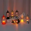 Party Supply LED Vintage Poney Lantern Battery Operated Flickering Flame Rustic Hanging Lanterns Indoor Outdoor Garden Decoration