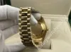 ST9 Steel Men Watches 36/41mm Diamant Bezel Goud wijzerplaat Automatisch mechanisch zelfopwindende saffierglas roestvrijstalen heren Luminous Watch