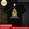Maglietta dell'esercito della Malesia GAGAH SETIA Fans in jersey di cotone personalizzato Nome fai da te Numero Hip Hop Allentato Casual T 220615