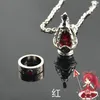 Kolye Kolyeleri Japon Anime Kolye Küçük Daire Sarı Mavi Kırmızı Mor Pink Kadın Yüzükleri Jewelrypendent