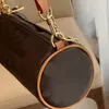 برميل محفظة حقيبة الكتف سلسلة crossbody حقائب النساء حقيبة محفظة الكلاسيكية الأزياء إلكتروني مطبوعة سيدة حمل حزمة