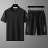 Survêtements pour hommes Plus Taille 8XL 7XL 6XL XXXXXXL Entraînement Jogging Sports Set Running Survêtement T-shirt et pantalon 2pcs Streetwear Hommes ClothsMen'