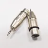 Connettori audio, adattatore per connettore XLR da 3 pin femmina a maschio stereo da 3,5 mm/10 pezzi