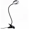 Lâmpadas de mesa Lâmpada Bedroom Livro Light USB LED Recarregável Mini Clip-On Desk Flexible Nightlight Leitura dobrável para viagens