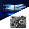 Motherboards Mining Motherboard LGA1155 8XPCIE USB3.0 G530 CPU SATA Kabel Thermal Pad MSATA SSD 128G DDR3 4GB 1333Mhz RAMMotherboards Mutter