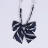 Clothing Sets Jk Bow Tie Striped Solid Uniform Collar Butterfly Cravat Japanese High School Students Sailor Suit AccessoriesClothing