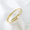 High Quality Designer Nail Bangle Bracelet For Women and Men Gold Silver Stainless Steel Bracelet Jewelry Size 16 19179i6287139