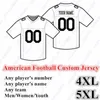5xl New American Football Customy Jersey All 32 Drużyna dostosowana do dowolnej nazwy rozmiar S-6xl Mix Zamów mężczyzn Kobiety młodzież dzieci zszyte