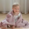 born Muslin Cotton Muslin Baby Fashion Ruffle Wrap Blanket Stuff Cute Print Stuff Pielucha Bambusowa 220524