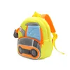 Wholesale Cartoon Kids Mini Kindergarten Schoolbag Plush Excavator Backpack Children School Bags Girls Boys Backpack