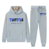 Autumn Tracksuit TrackSstar مطبوع للرجال الرياضي 16 ألوانًا دافئًا 2 قطعة سراويل سروال سروال مقنعين من الرجال والنساء 220607