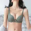 Bralette sem costura Mulheres íntimas feminino seios pequenos Sexy conforto ajustável sem anel de aço Brasieres feminino push up bras l220726