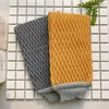 Brosses de bain exfoliantes pour gommage de douche Accessoires de salle de bain Gants de bain Fibre de viscose