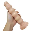 Nxy Dildo Cristallo G spot Vestibolo Stimolazione Anal Sela Bead Masturbazione Apparecchio per Sesso Maschile e Femminile Pagoda Crisantemo Plug 0316