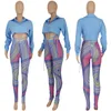 Calças de duas peças femininas set women tracksuit woman 2 peças chiques fêmeas ternos de calça feminina