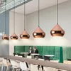 Hanglampen modern postmoderne roségoud pated warme kroonluchter eetkamer slaapkamer woonkamer ijzer eenvoudige coffeeshop