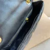 Venda Por Atacado Sacos de Couro Genuídos 5A + Top Quality Bolsa de Moda Chain Uma Ombro Saco de Subirm Messenger Crossbody Bag Black Mm