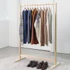Solid wood clothes rack Bedroom Furniture transformation simple cloth hanger storage racks home stay hotel clothing store floor hangers