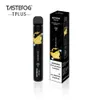 Tastefog 11 saveurs stylo vape jetable usine de Shenzhen 800Puff barre de 3 ml en Europe cigarette électronique avec emballage de vente au détail TPD CE sac d'étanchéité individuel