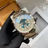 2022 Nuovi orologi da uomo di lusso Six Stitches Work Orologio meccanico automatico Designer di alta qualità Cinturino in acciaio e cinturino in pelle di alta qualità Regalo di moda Stile sportivo