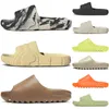 Adilette 22 Sliders Slipers Slides Дизайнерские сандалии мужские женские черные пустынные песчаные песчаные магические лаймо