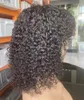 Short Curly Bob Human Hair Wigs Machine Made 150% Density Indian Jerry Curl Wig with Bangs for Women