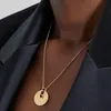 Orecchini di design Collana con ciondolo in oro per uomo Donna Orecchini a cerchio Designer di lusso Set di gioielli Moda con lucchetto a catena Nuovo Neckl3162