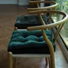 6 Colors Dirt-resistant Chair Cushion Velvet Square Home Dining Comfort Seat Floor Pillow Pouf Throw Sofa Decor 220507