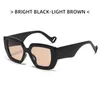 Nouveau classique Vintage Square Sunglasses Femmes Lunettes de soleil Ligne large Men Retro Luxury Designer Black Sun Glasses Shades Goggle UV4009017327